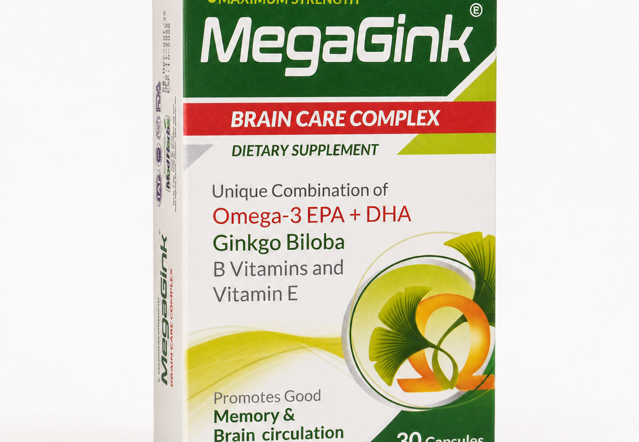 MegaGink Brain Care Complex - 30 Capsules product