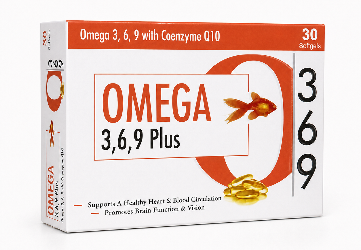 Omega 3, 6, 9 Plus Coenzyme Q10 - 30 Softgels product
