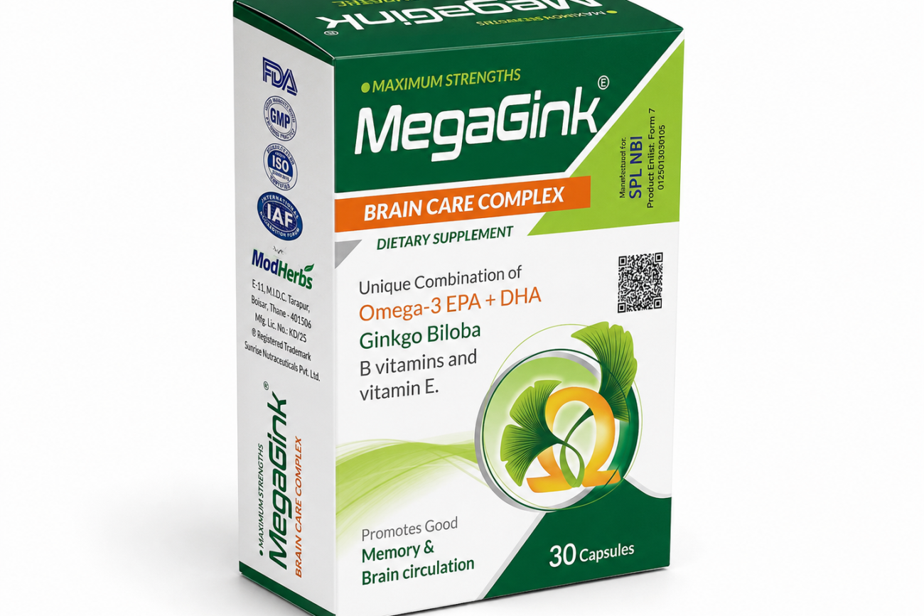 MegaGink Brain Care Complex - 30 Capsules product