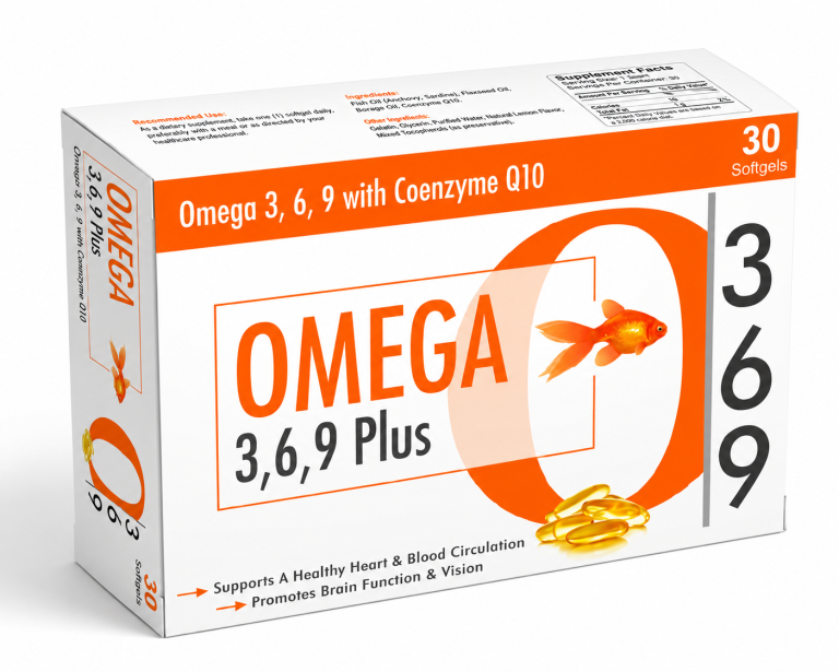 Omega 3, 6, 9 Plus Coenzyme Q10 - 30 Softgels product
