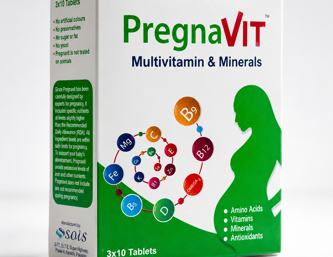 PregnaVit Multivitamin & Minerals - 30 Tablets product
