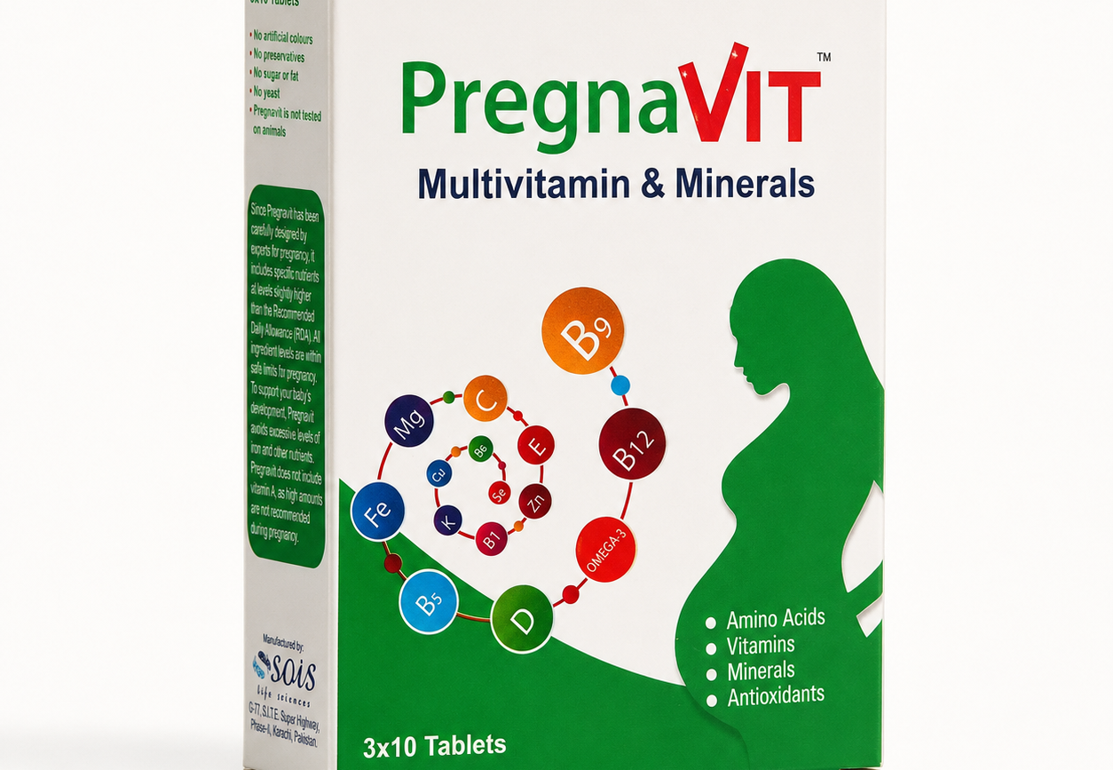 PregnaVit Multivitamin & Minerals - 30 Tablets product